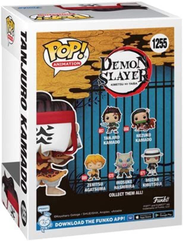 Funko Pop Demon Slayer Tanjuro Kamado Hinokami Kagura Figure (AAA Anime Exclusive), FUN68862