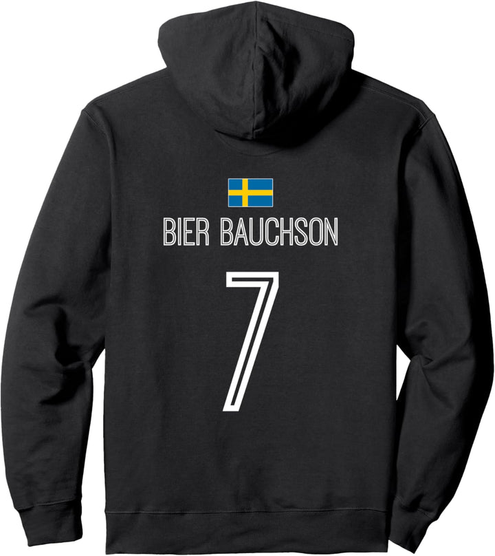Schwedische Namen Sauf und Party Trikot Fussball Pullover Hoodie
