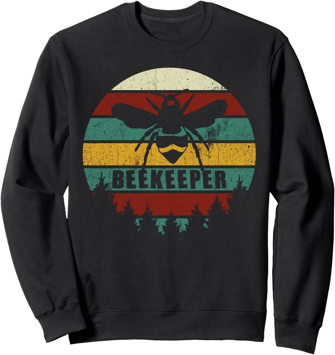 Imker Retro Vintage Imkerei Honig Bienen Königin Biene Gesch Sweatshirt