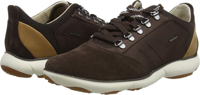 Geox Herren U Nebula A Sneaker, 41 EU Braun Brown C0013