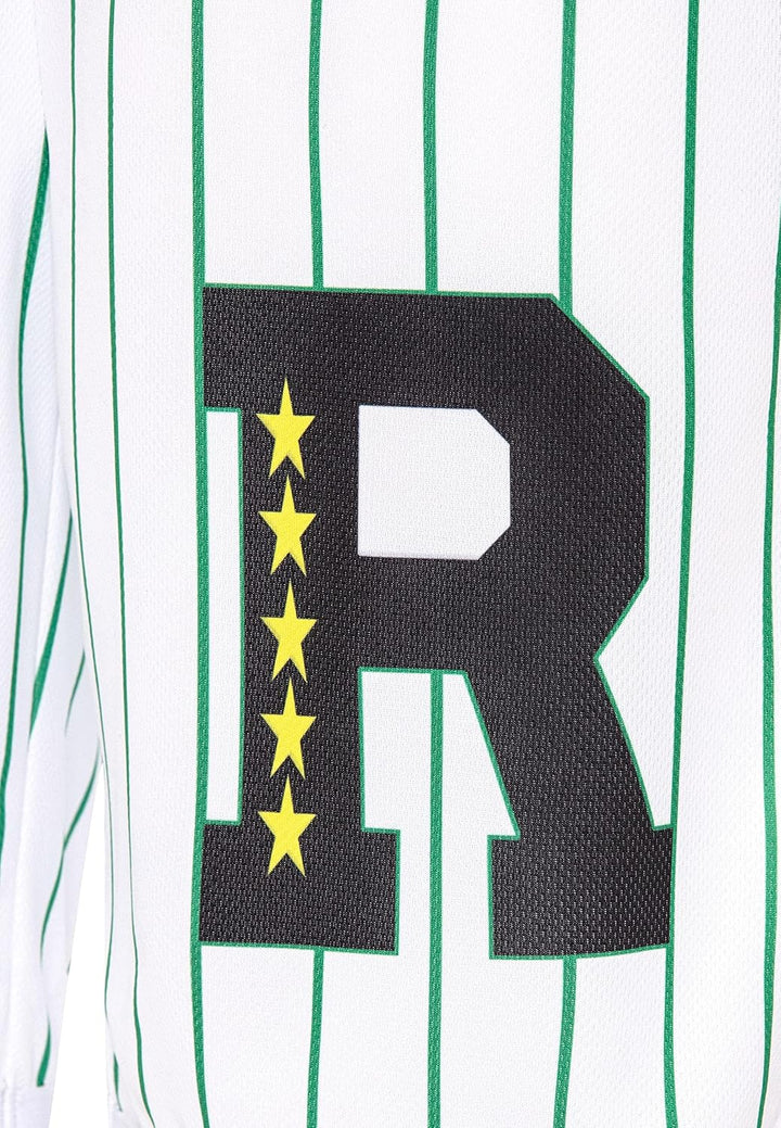 Redbridge Herren Baseball Shorts Big R, Weiss-grün