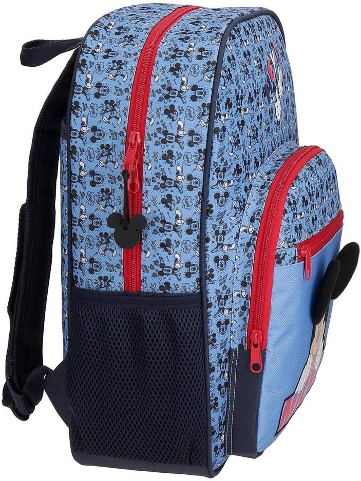 Disney Mickey Moods An Trolley anpassbarer Rucksack Rot 30x38x12 cms Polyester 13.68L Adaptable Ruck