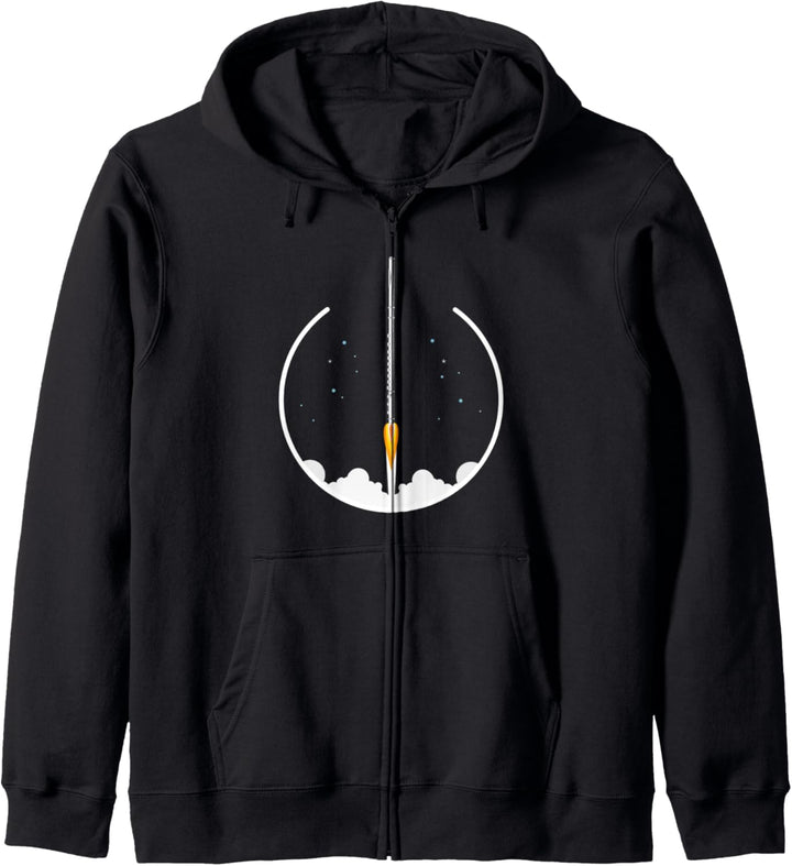 Flöte – Rakete – Marschband / Flöten-Geschenk, lustige Flöte Kapuzenjacke