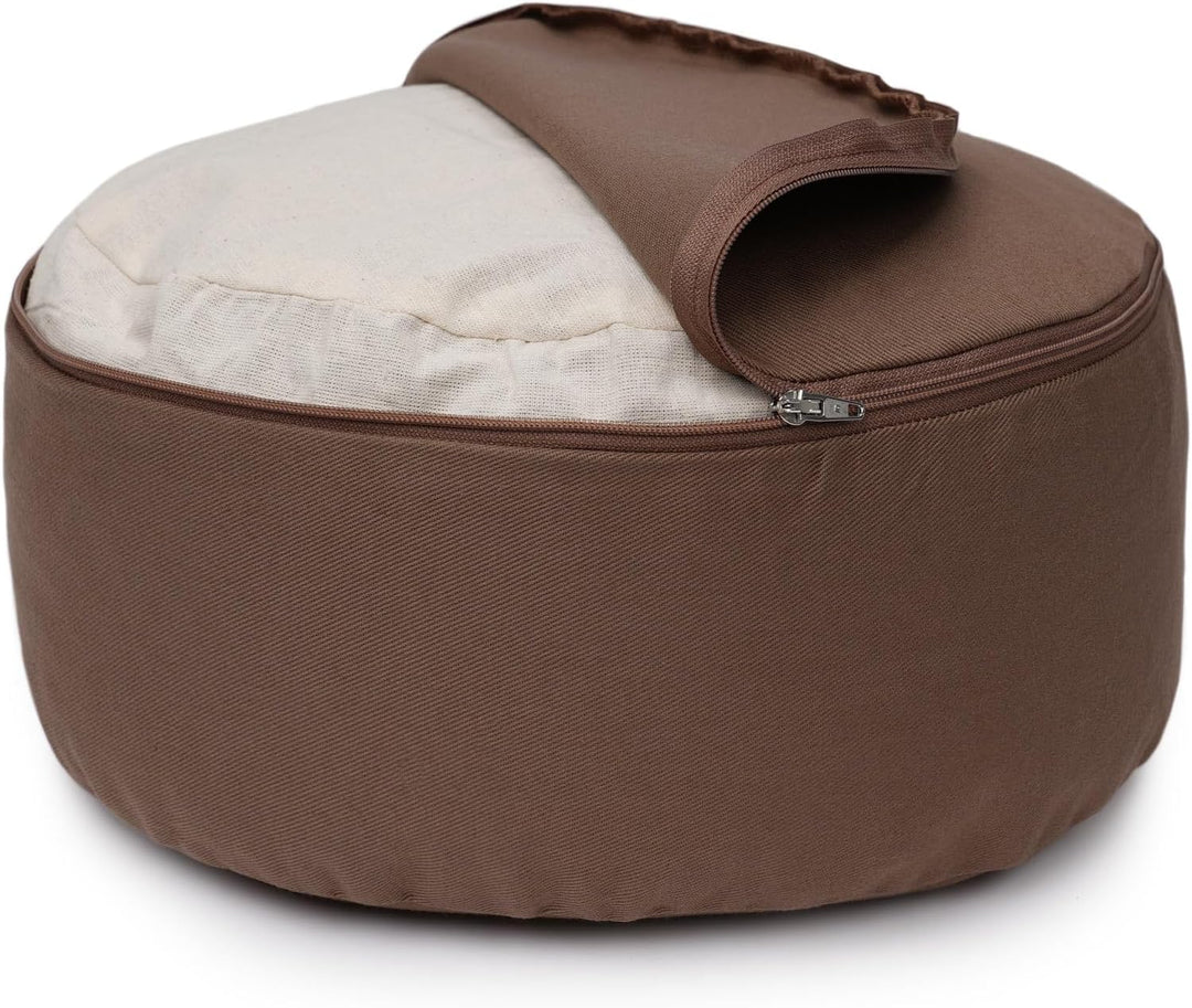 Yogabox Meditationskissen/Yogakissen Rondo Classic Made in Germany Braun, Braun