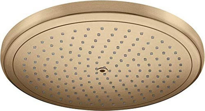 hansgrohe wassersparender Duschkopf Croma 280, Kopfbrause/Regendusche rund, 1 Strahlart, Brushed Bro