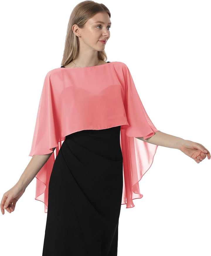 Hotshawl Damen Pashmina-Schal Einheitsgrösse Koralle, Einheitsgröße Koralle
