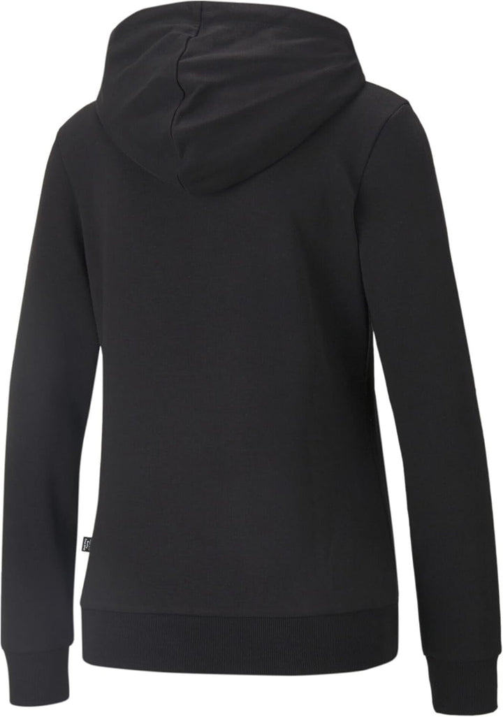 PUMA Damen Ess Logo Hoodie Tr Sweatshirt XS Schwarz, XS Schwarz