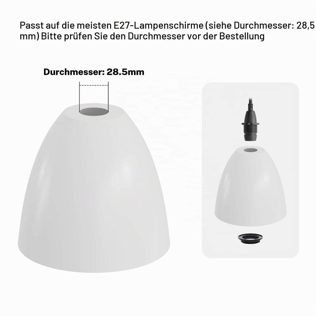 FIRMERST Wasserdichte Lampenfassung E14 mit Kabel Outdoor 10m IP44 10 M Schwarz, 10 M Schwarz