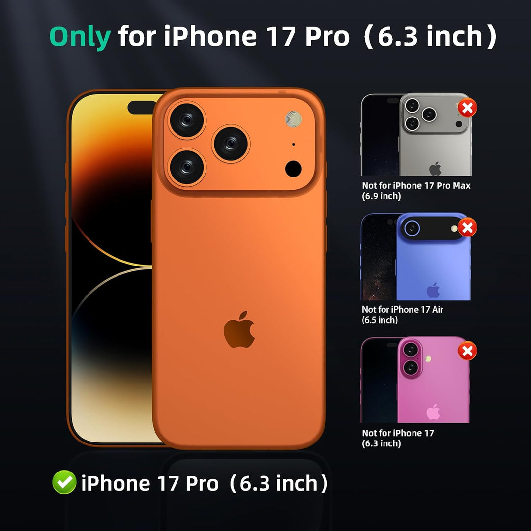 ONES für iPhone 17 Pro Hülle, Kompatibel mit MagSafe, Militärnorm Schutz Magnetisches HandyHülle, Ve