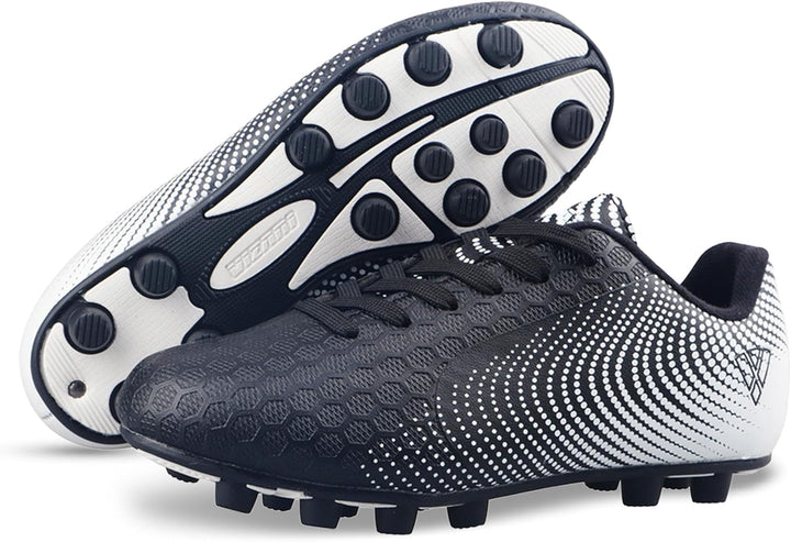 Vizari Unisex Kinder Stealth Fg Schuhe 17 EU Black White, 17 EU Black White