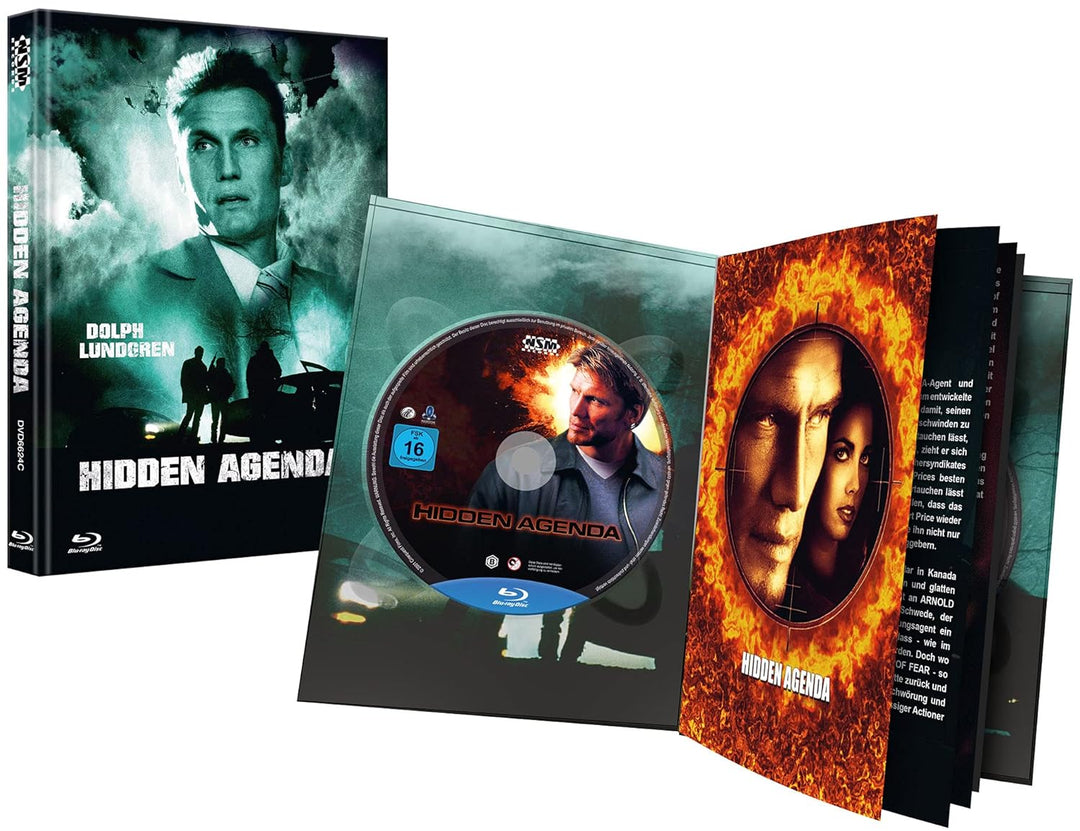 Hidden Agenda - Concept of Fear [Blu-Ray+DVD] - uncut - limitiertes Mediabook Cover C, Blu-ray