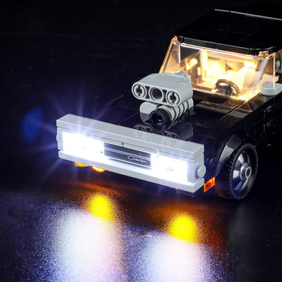 GEAMENT LED Licht-Set Kompatibel mit Lego Fast & Furious 1970 Dodge Charger R/T - Beleuchtungsset fü