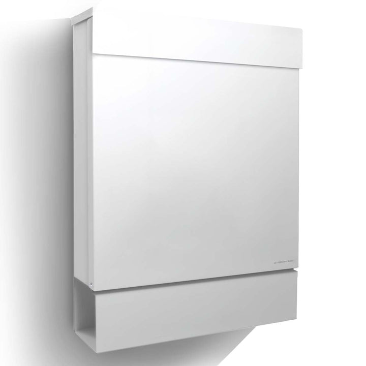 Letterman M Radius Design-Briefkasten weiss,