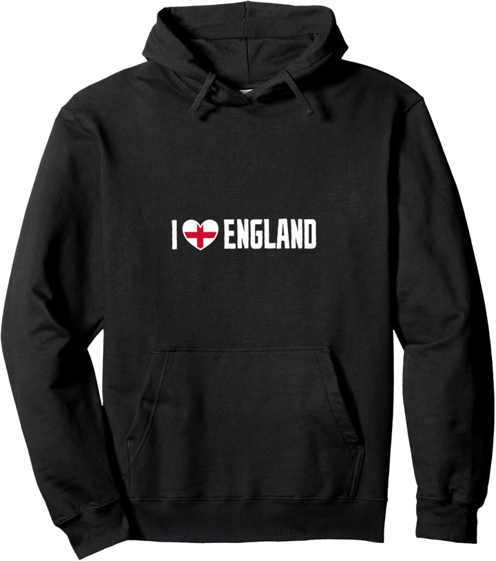 i love England Engländer United Kingdom London Fahne Pullover Hoodie