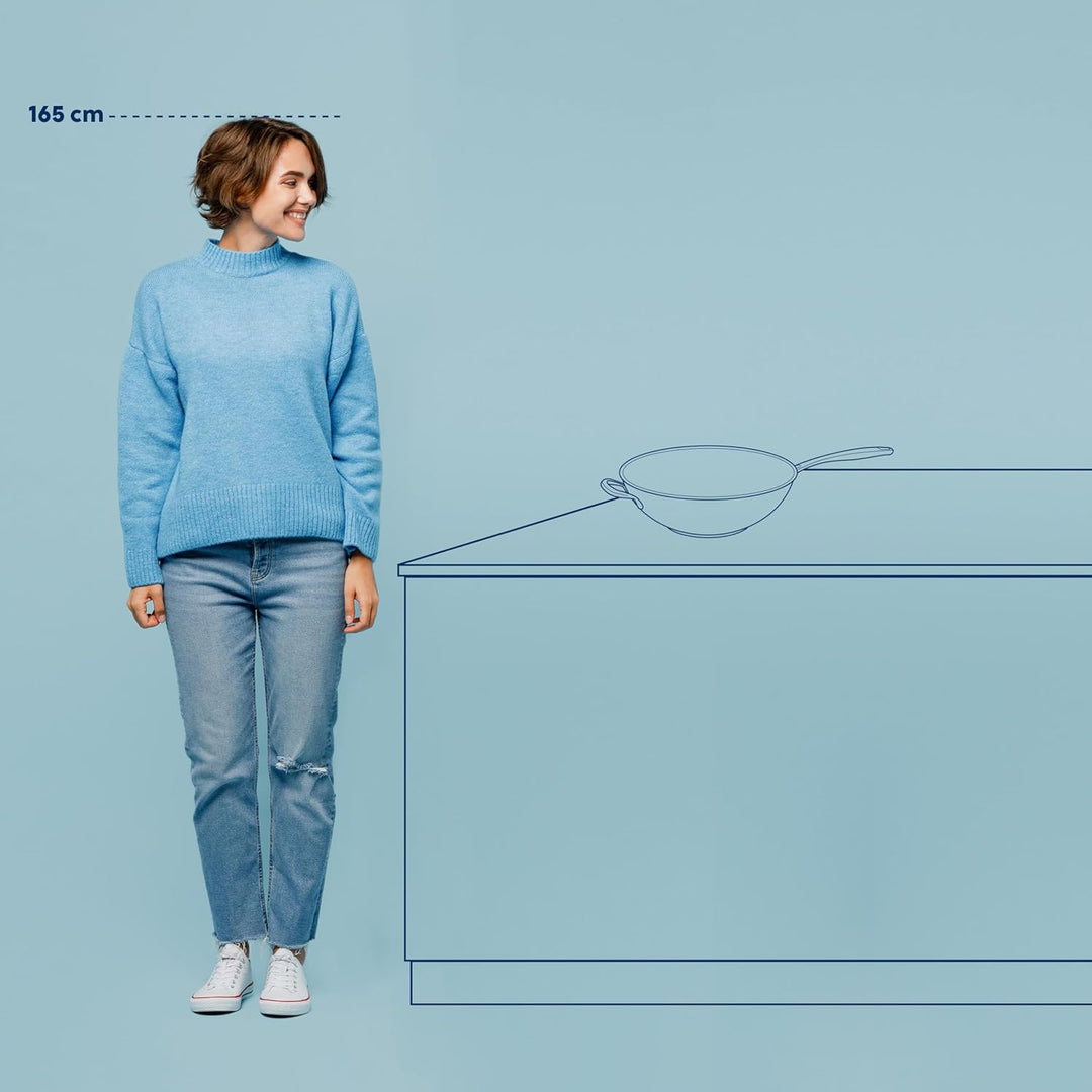 kela Wok Flavoria, Ø 32 cm, 5 L, Edelstahl 18/10, Allherdboden, hitzebeständig bis 220° C, 10193