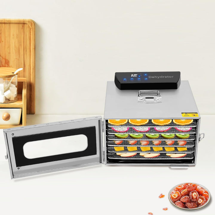 Dried Fruit Machine Mit Touchpanel, Sechs Ebenen, 400W | Robuster Stahl Für Küchen Oder Familien, Pr
