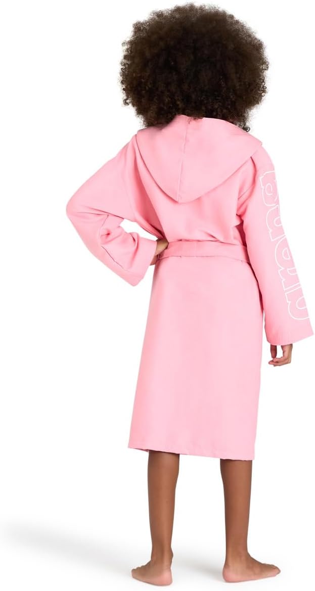 ARENA Jungen Zeal Plus Jr Bademäntel (1er Pack) 8-9 Jahre PINK-WHITE, 8-9 Jahre PINK-WHITE
