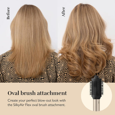 Silk'n Air Styler & Haartrockner I SilkyAir Flex I 5-in-1 Auto-Wrap-Lockenaufsatz, Paddle-Bürste, Ov