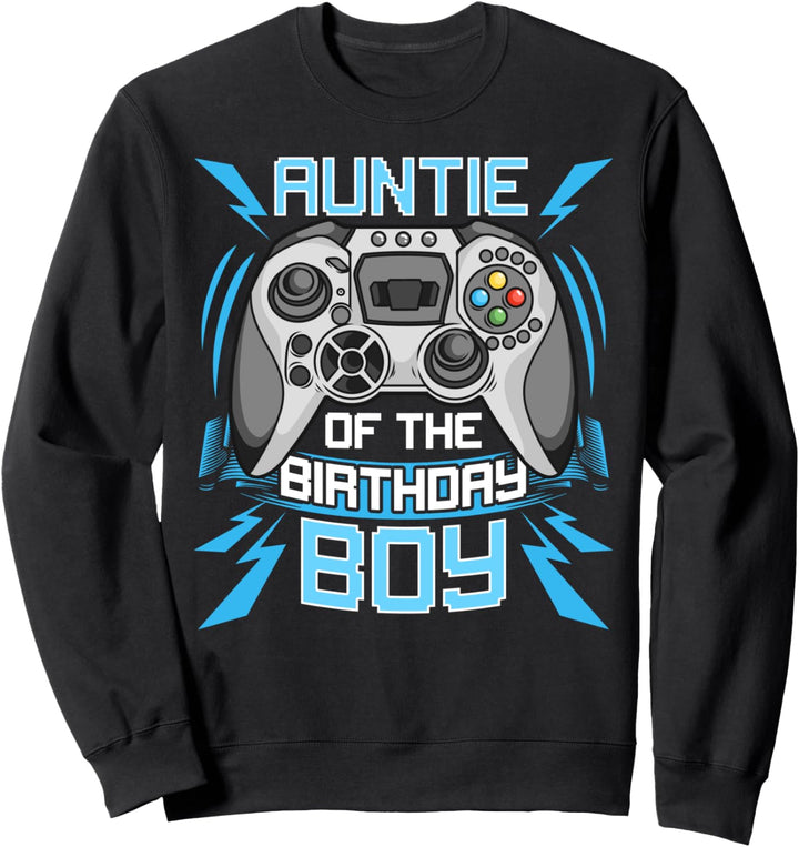Tante des Geburtstagsjungen I Geburtstag Zocken Videospiel Sweatshirt