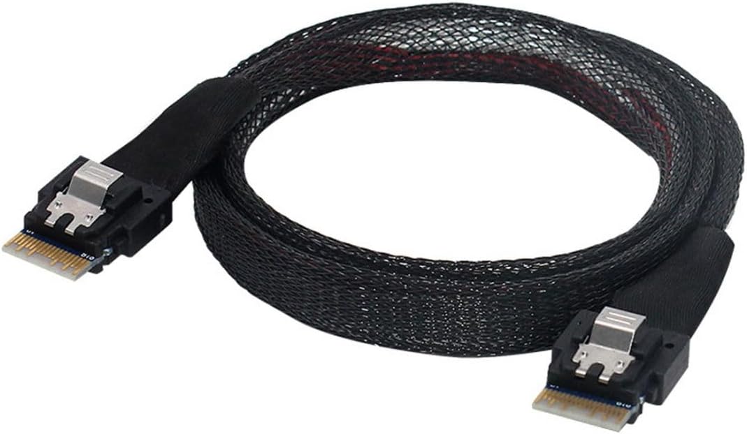 ChenYang CY SFF-8654 4i 38Pin Host Stecker auf SFF-8654 38Pin Stecker PCI-E Slimline SAS Zielkabel 4
