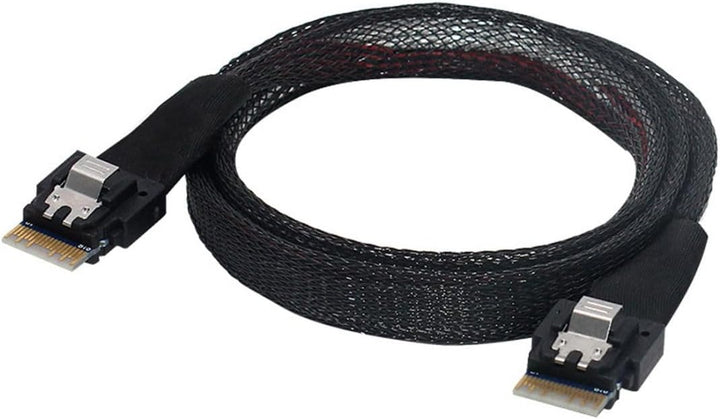 ChenYang CY SFF-8654 4i 38Pin Host Stecker auf SFF-8654 38Pin Stecker PCI-E Slimline SAS Zielkabel 4