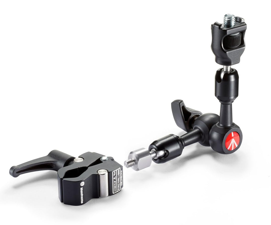 Manfrotto 244 Micro Friktionsarm Kit: & Verdrehschutz & Nano Clamp Inkl. Verdrehschutz & Nano Clamp