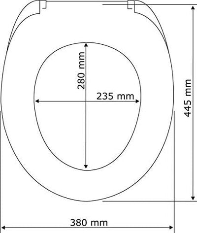 WENKO WC-Sitz Sunset, Hochglanz-Toilettensitz, hygienischer WC-Deckel mit Absenkautomatik und Fix-Cl