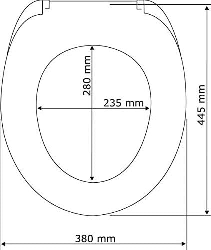 WENKO WC-Sitz Sunset, Hochglanz-Toilettensitz, hygienischer WC-Deckel mit Absenkautomatik und Fix-Cl