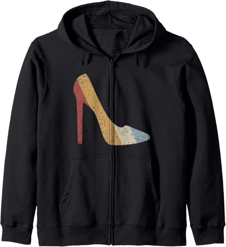 High Heels Retro Style Vintage Kapuzenjacke