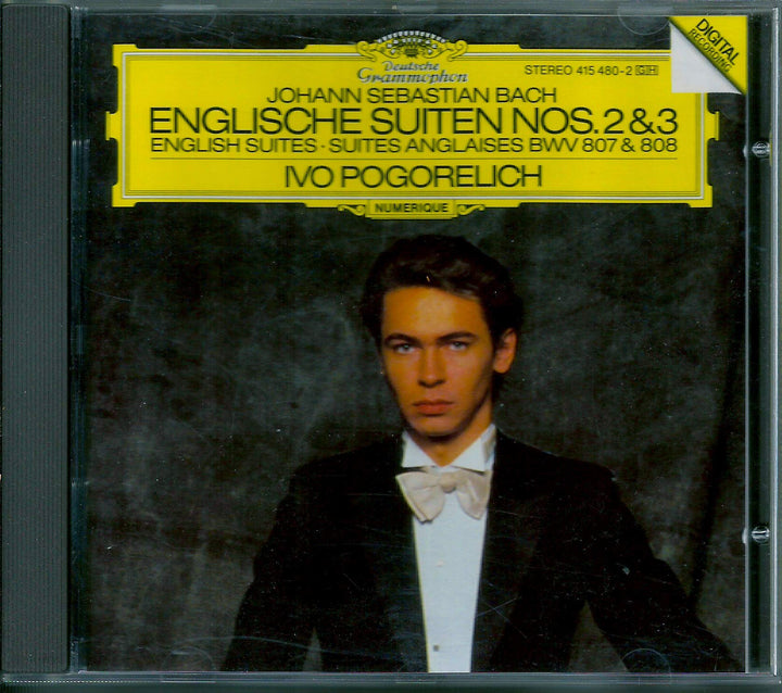 Englische Suiten Nos. 2 & 3 / English Suites / Suites Anglaises BWV 807 & 808, Audio-CD