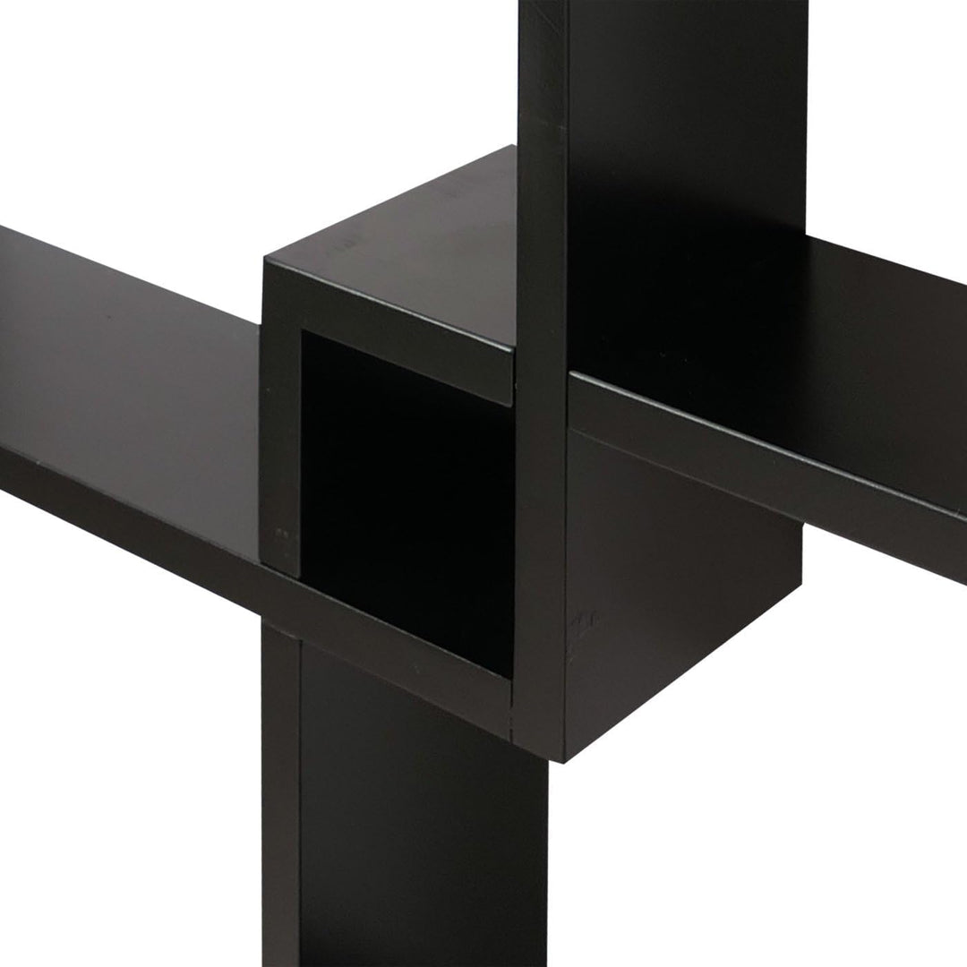 Mendler Wandregal HWC-P23, Schweberegal Wanddekoration Hängeregal Würfelregal Designregal, 4 Regale