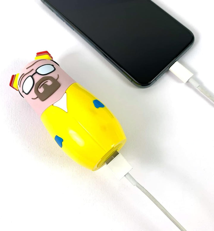MOJIPOWER, Besondere Powerbank, Tragbares Ladegerät, 2600 mAh, Kompatibel mit iOS und Android, Power