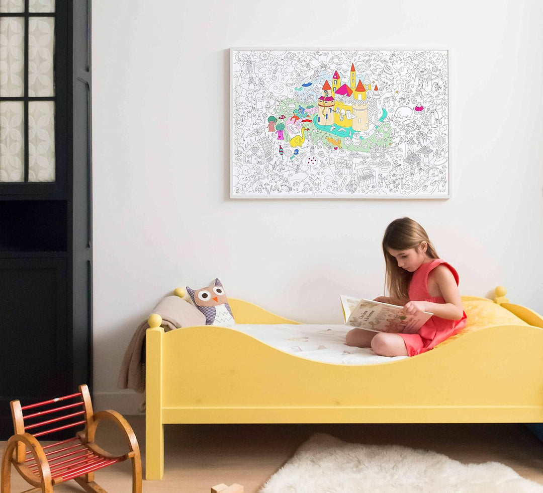 OMY Giant Coloring Poster 70 x 100, Magic 40,4 x 26 x 24 cm, 40,4 x 26 x 24 cm