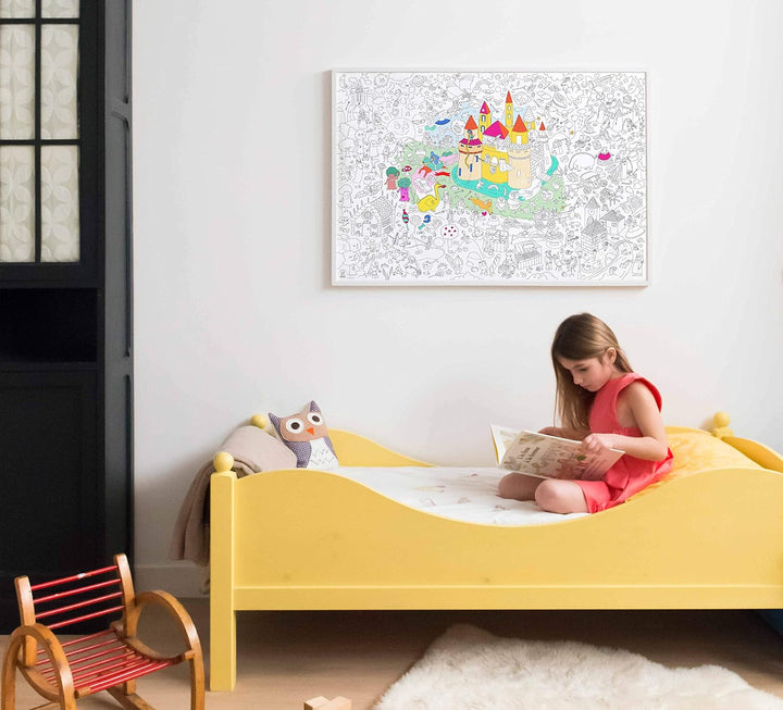 OMY Giant Coloring Poster 70 x 100, Magic 40,4 x 26 x 24 cm, 40,4 x 26 x 24 cm