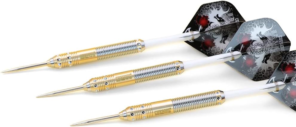 CUESOUL Dragon Deluxe Messing Steel Dartpfeile, 21 Gramm J2106 23 Gramm, J2106 23 Gramm