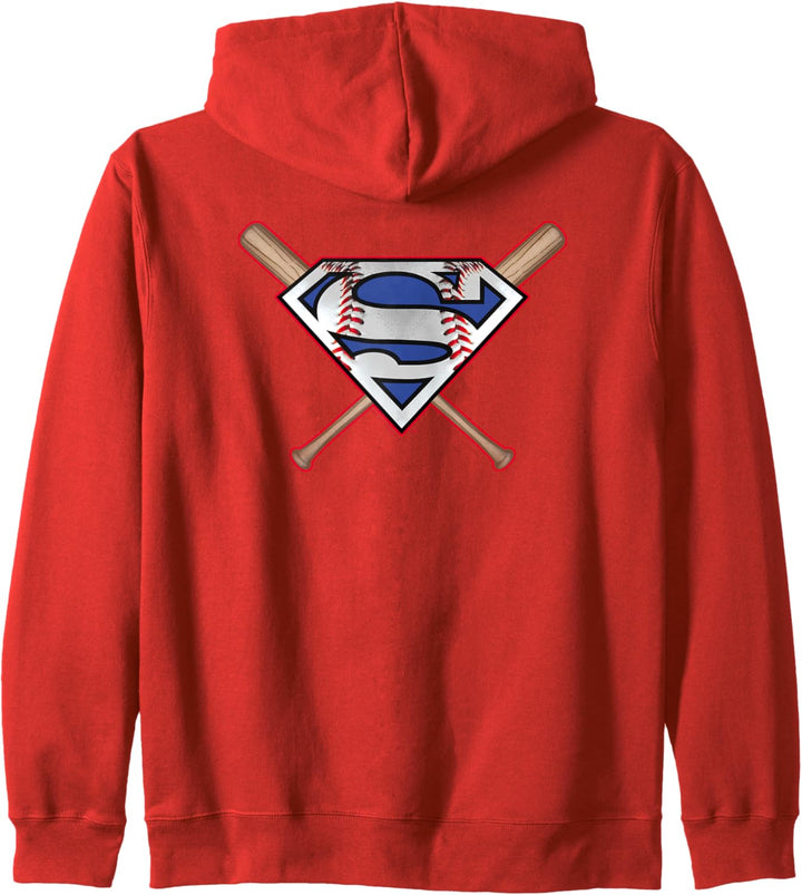 Superman Crossed Bats Kapuzenjacke