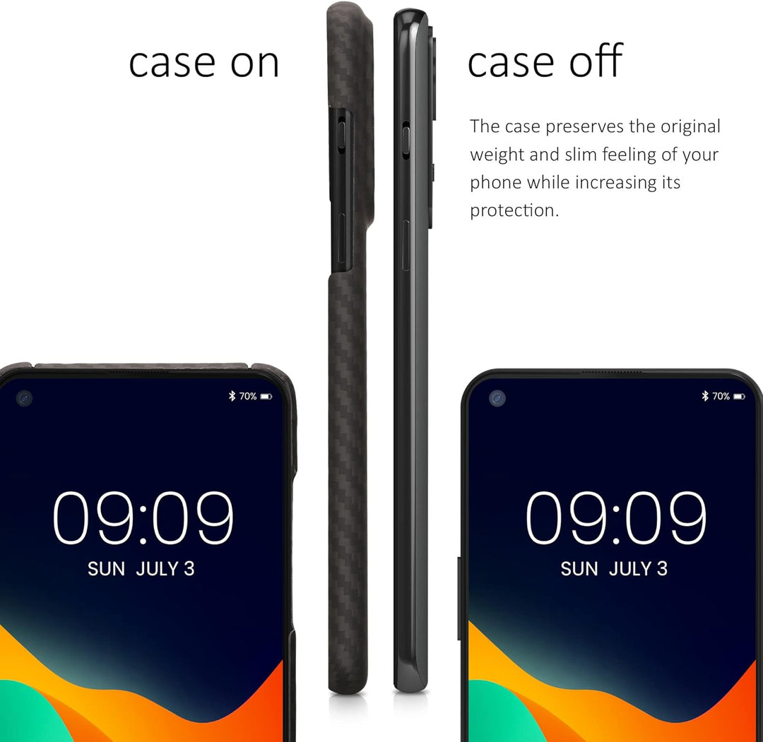 kalibri Schutzhülle kompatibel mit OnePlus Nord 2T 5G - Hülle Aramid - Handy Cover Case Handyhülle S