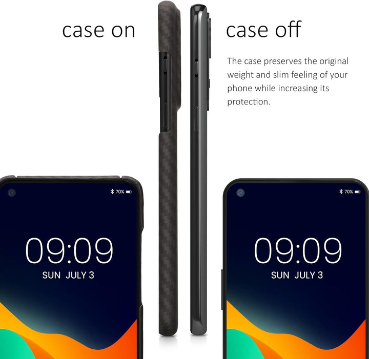 kalibri Schutzhülle kompatibel mit OnePlus Nord 2T 5G - Hülle Aramid - Handy Cover Case Handyhülle S