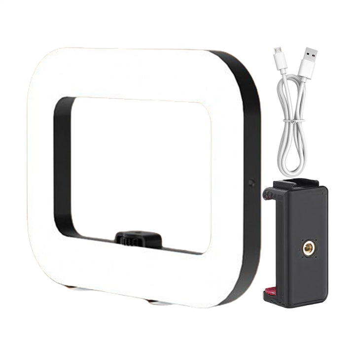 Handy Ringlicht | Videoleuchte Mit Stabilisator Für Kamera,Tragbares Helles LED Ring-Selfielicht Für