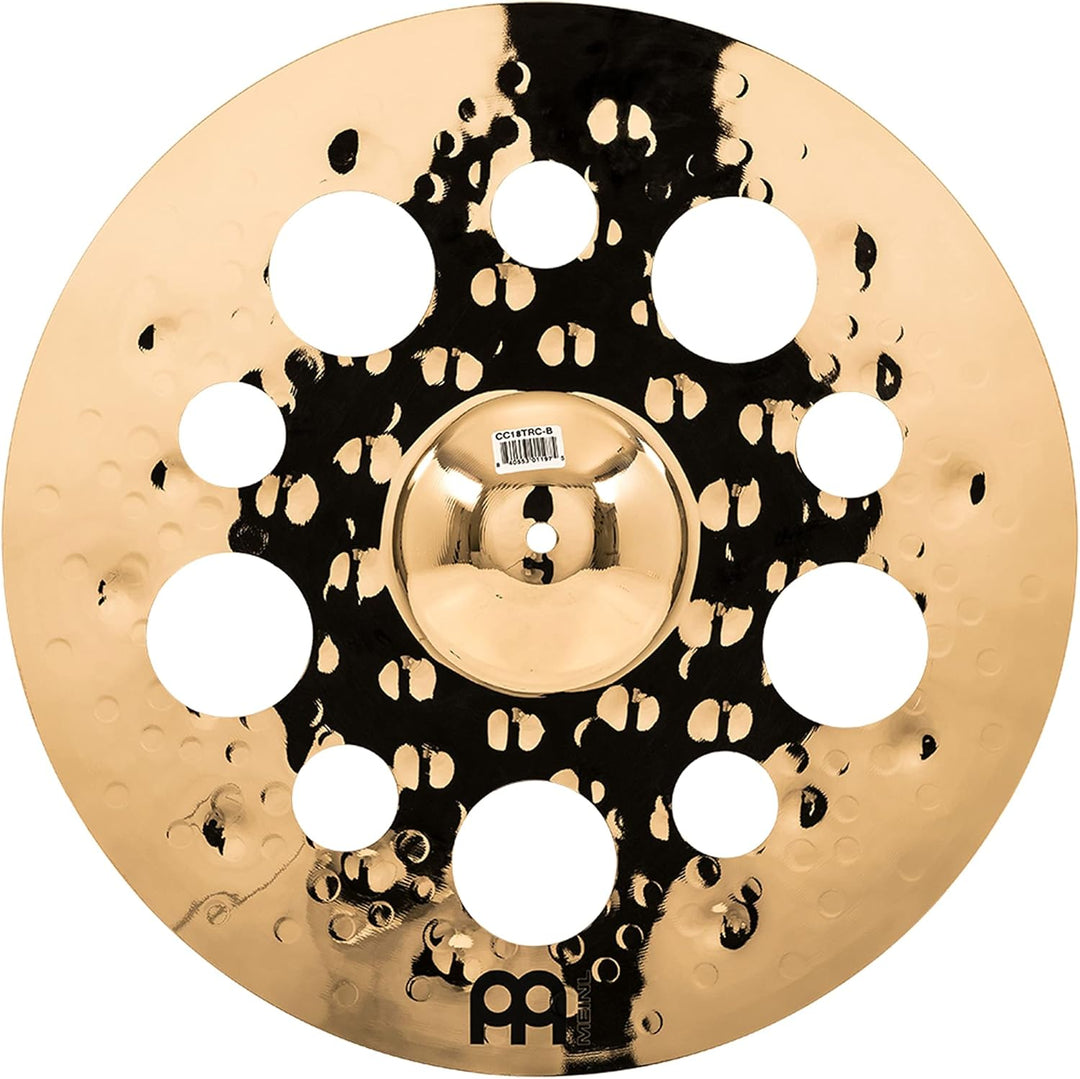 Meinl Cymbals Classics Custom Brilliant Trash Crash 18 Zoll (Video) Schlagzeug Becken (45,72cm) B12