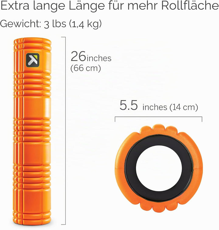 TRIGGERPOINT Gitter Orange Schaumstoffrolle, Orange Schaumstoffrolle