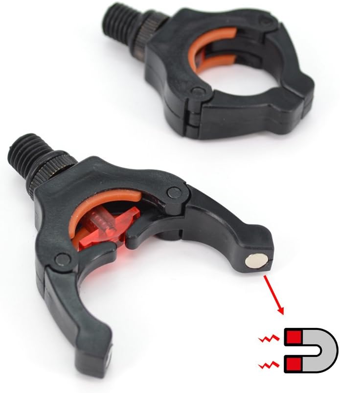 Hirisi Tackle Karpfen-Angelrutenhalter, Gripper für Rutenhalter mit magischen Magnet-Clips, halten I