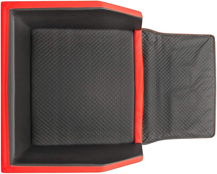 Mayaadi Home Hundebett Kofferraum Bett Travel Duo Autohundebett Schutzdecke Kunst Leder Autositz Mat