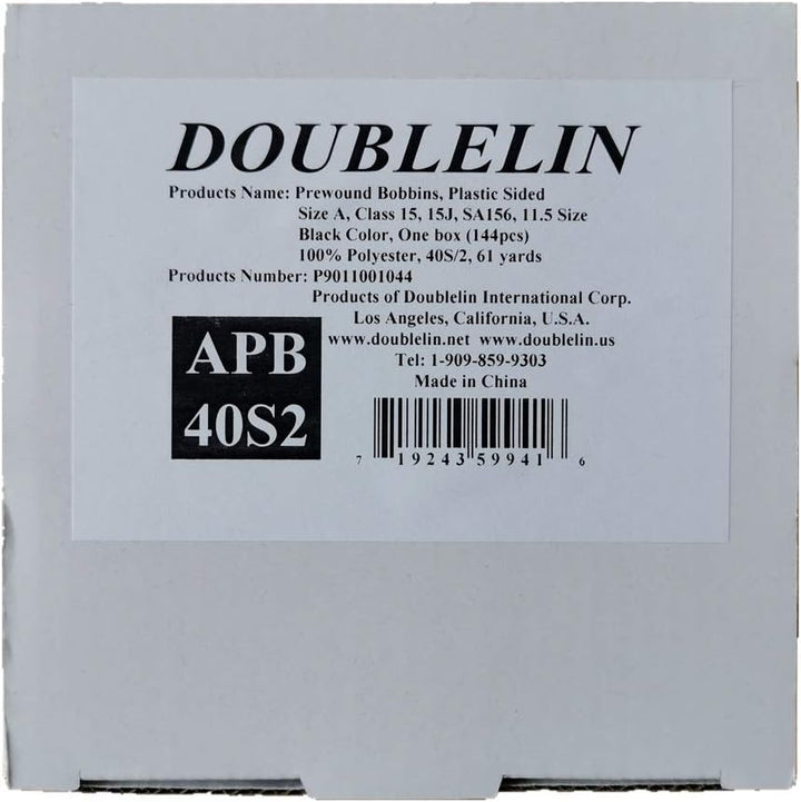 DOUBLELIN vorgewickelte Spulen, Kunststoffseiten, Grösse A/Stil A, Klasse 15, 15J, SA156, Grösse 11,