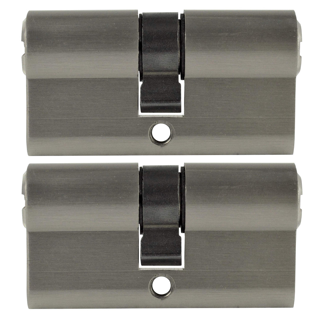 2x Profilzylinder 60mm 30/30 10x Schlüssel Tür Zylinderschloss gleichschliessend