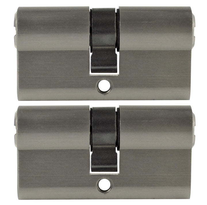 2x Profilzylinder 60mm 30/30 10x Schlüssel Tür Zylinderschloss gleichschliessend
