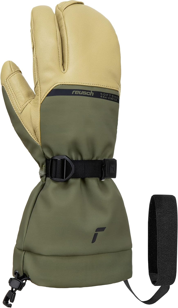 Reusch Unisex – Erwachsene 3-Finger Handschuhe Discovery Gore-tex Touch-tec Lobster Warm,wasserdicht