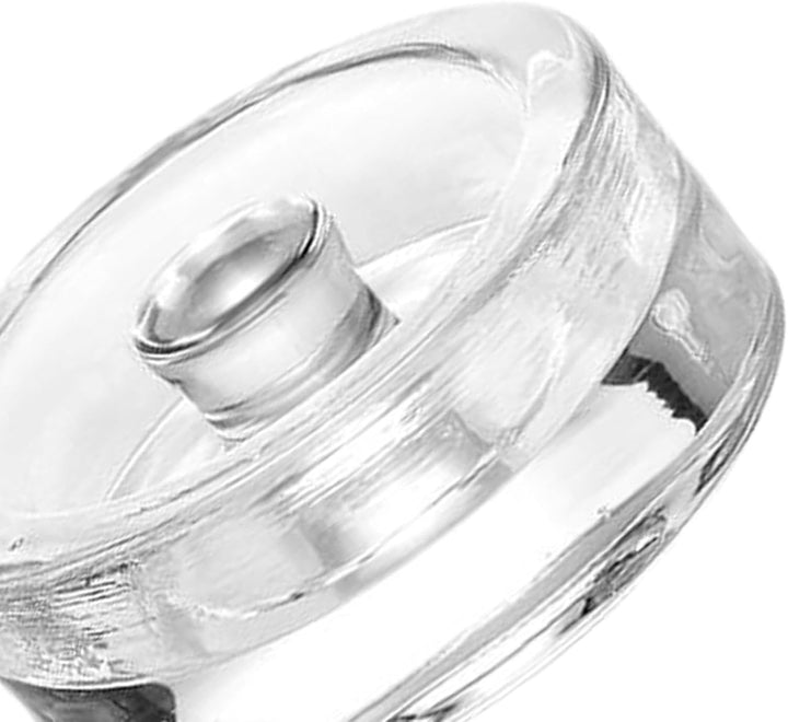 Gärglasgewichte – transparent, 4 Stück mit Griff, 200 g, 7,9 cm, für Gurkenkiesel, Gärgewichte für Z