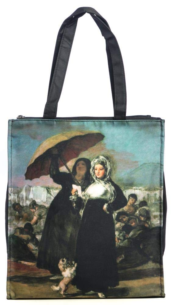 LUCKYWEATHER Shopper Einkaufstasche Twin Double Bag Damen Motiv Goya WOMAN READING A LETTER I Shoppi