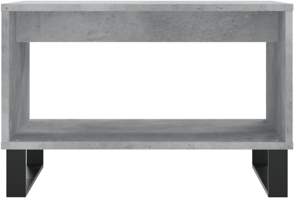 vidaXL Couchtisch Betongrau 60x50x40 cm Holzwerkstoff, Betongrau